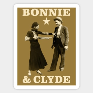 Bonnie & Clyde Magnet